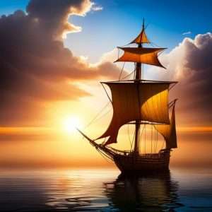 small fantasy sailing shio